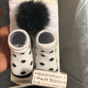 Baby girl head & feet set